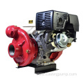 Heavy 4x4" casting iron pump with gasoline engine